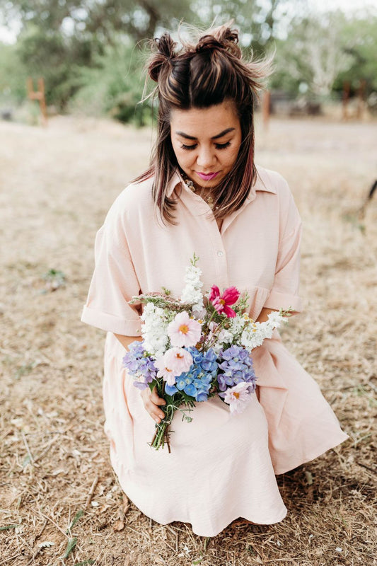 Farmers pick Bridal Bouquet, size Petite (March-September)